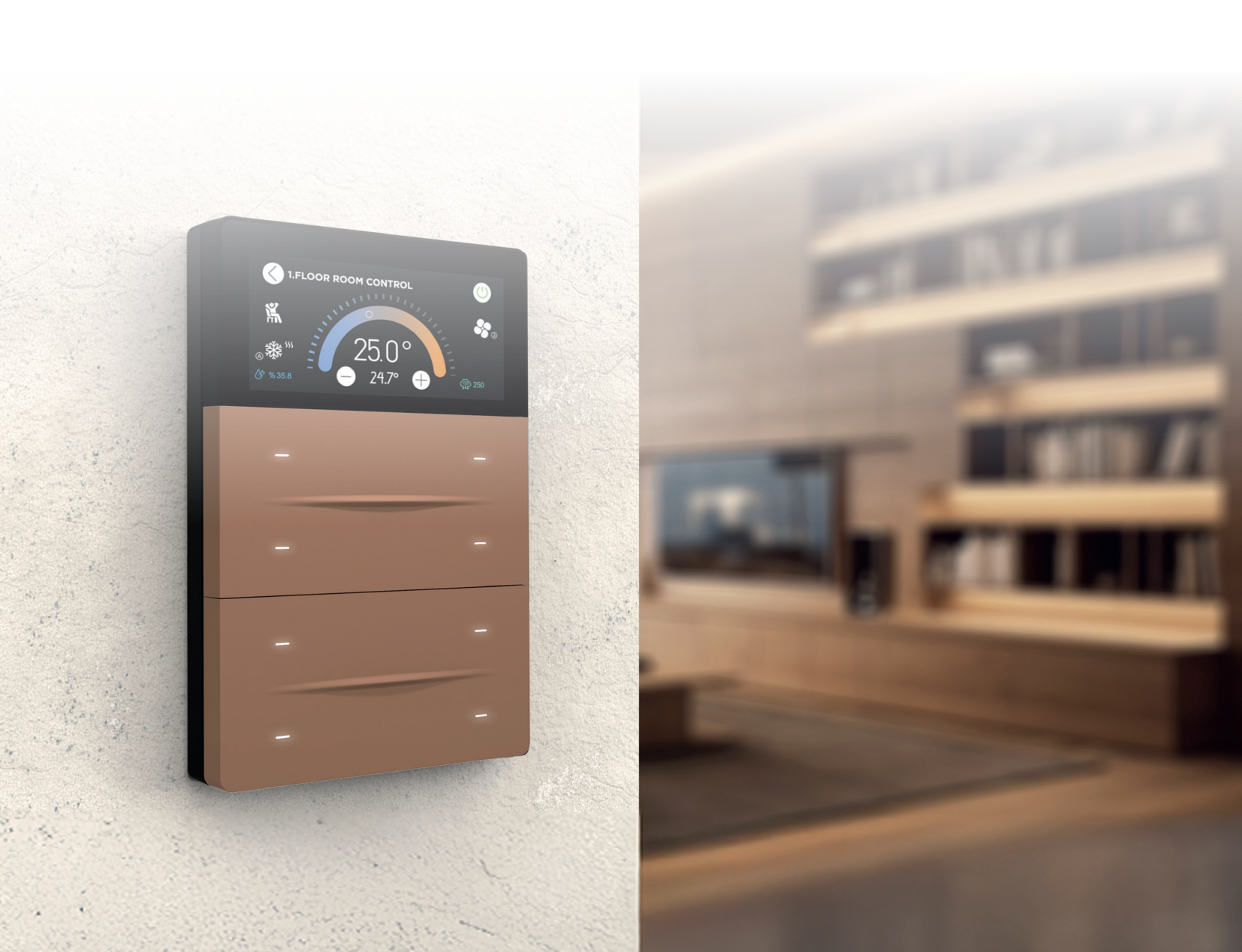 Domotica KNX Butones, Teclado, Smarthome PAraguay